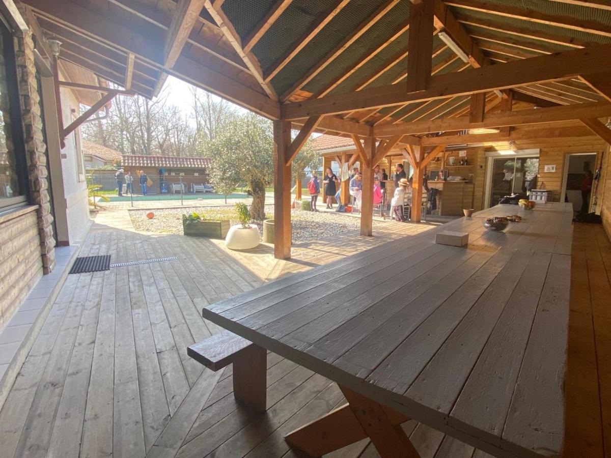 Ensemble De 3 Villas Avec Piscine Chauffee, Esprit Detente Сангине Екстериор снимка